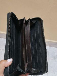 Geometric Prism Wallet with Wrist Strap