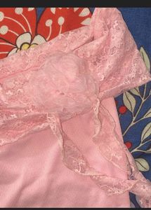 Chic Off-Shoulder Pink Top