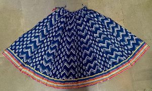 Navratri Special Jaipuri Cotton Umbrella Long Skir