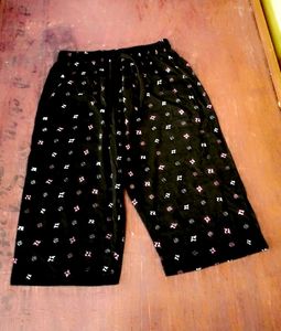 Set Oversized Culottes with Drawstring Waist