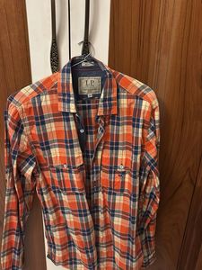 Men's Plaid Button-Down Shirt