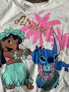 Cute Stitch &amp; Lilo T-shirt and Shorts Set