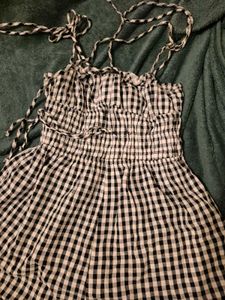 Cute Gingham Romper