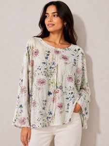 Floral Print Long Sleeve Top