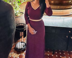 Elegant classy Burgundy one piece