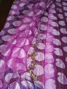 Elegant Purple Ethnic Dress Material