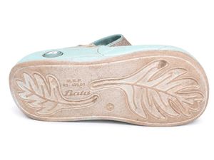 Bata Light Blue Flat Flip Flop Thongs For Women