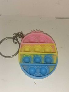 Rainbow Pop It Keychain Fidget Toy