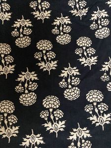 Blck cotton Printed Palazzos