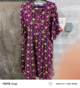 Beautiful Purple Printed Kurta