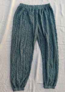 Cozy fur Cable Knit Pajama Set
