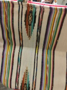 Striped Tote Bag