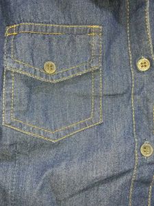 Sleeveless Denim Shirt