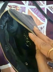 Steve Madden Black Croc Crossbody Bag