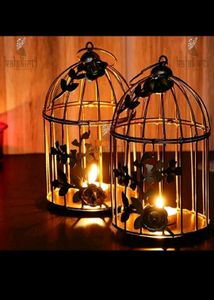 Metal Iron Cage Tea Light Candle Holder