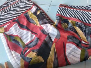 "Discount Offer"Printed Saree With Blouse
