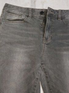 Stylish Grey Wash Denim Jeans