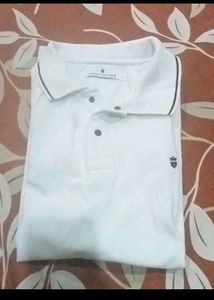 Men's White Polo T-Shirt