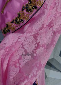 Pink Embroidered gown