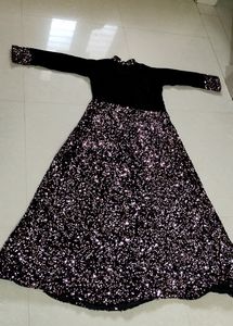 💝 BLACK WITH VIOLET COLOR KURTA 💃