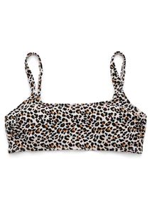 Leopard Print Bikini Top