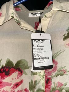 Floral Print Sheer Blouse