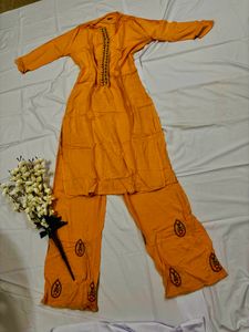 Yellow Designer Kurta Set