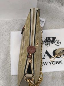 Coach Monogram Chain Bag