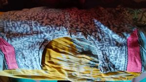Printed Grey Kurta