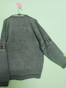 Grey Office wear Sweater