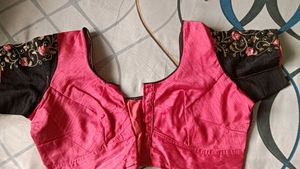 Vibrant Pink Silk Blouse
