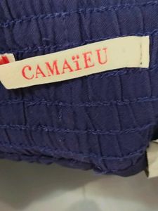 Sale 🔥CAMAIEU Paris Tiered Blue Maxi Skir