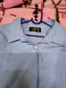 Striped Button-Down Shirt