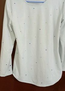 Sky Blue 💙 Very Soft Full Sleeves Tshirt