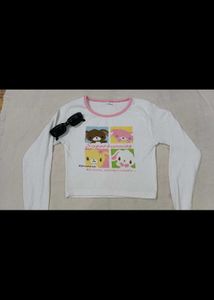 Cute Kawaii Long Sleeve Top