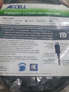 ACCELL display Port Cable
