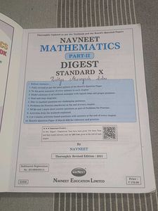 Class 10th Mathematics Part 2 Digest