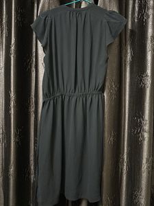 Elegant Black Chiffon Dress