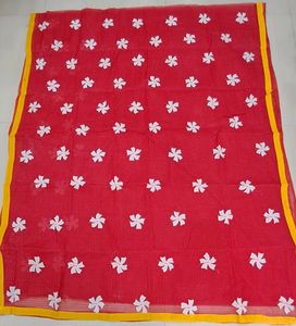 New resham kota embroideree worked saree. No b