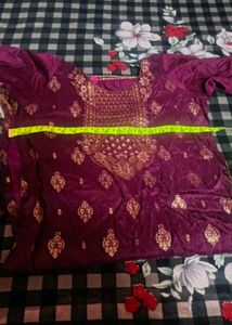Embroidered Kurta Set with Dupatta