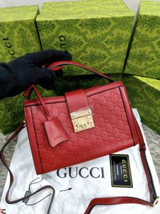 GUCCI* *PADLOCK BAG FEATURING THE ICONIC GG