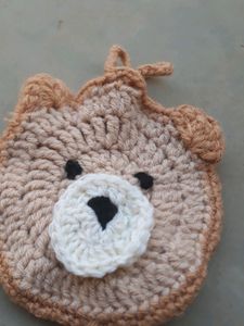 Crochet Teddy Pouch