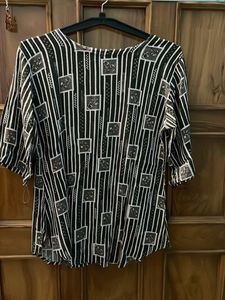 Stylish Striped Button-Up Top