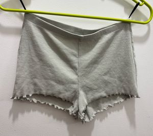 H&amp;M Ribbed Lace Night Suit - Top &amp; Shorts