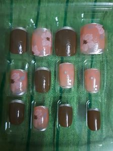 Reusable|Washable Korean Nails - Set Of 12