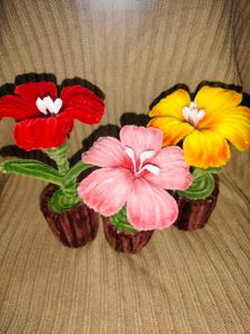 pipe cleaner Flower pot