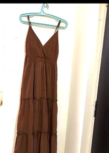 Brown  Dress