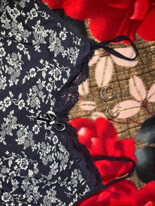 Floral Lace Trim Cami top