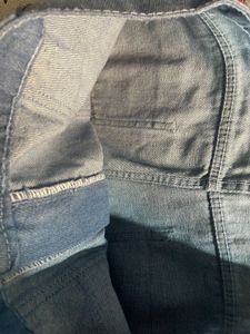 Light Wash Denim Cuffed Shorts