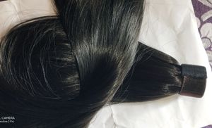 Straight Natural Black Long Hair Extension Pack of